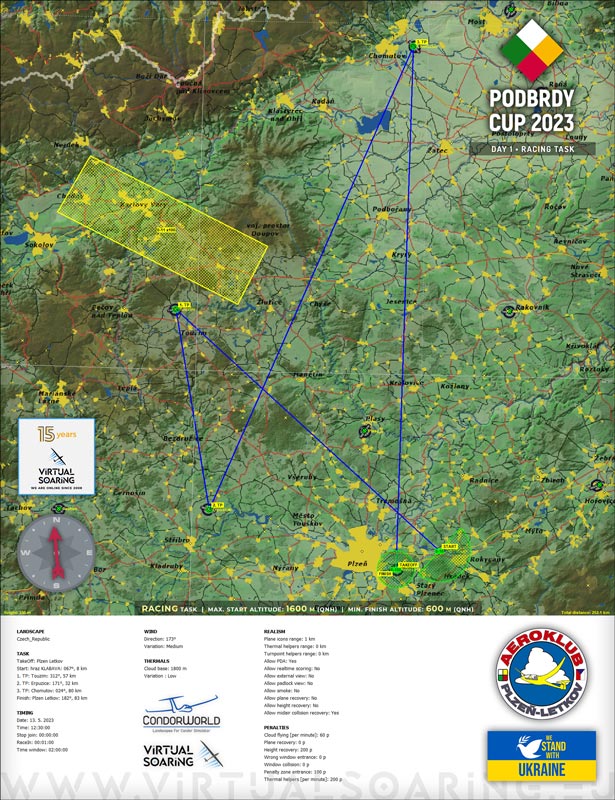 Briefing Map / Podbrdy Cup 2023